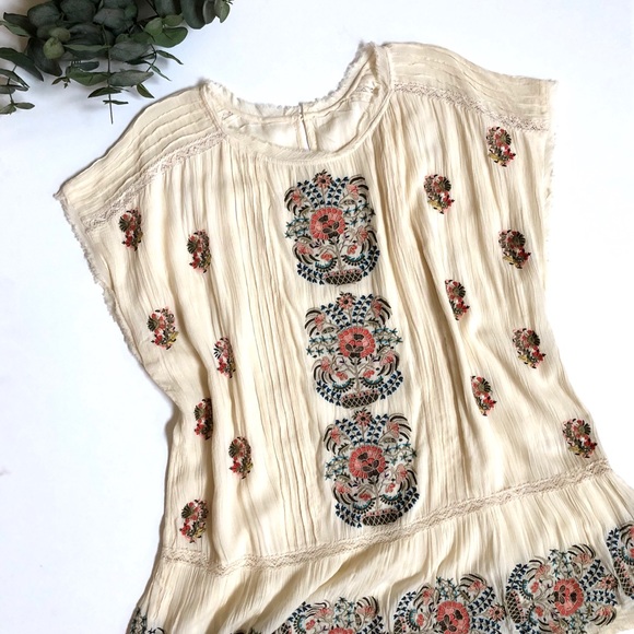 Sundance embroidered Fable tunic top • new - Picture 8 of 11
